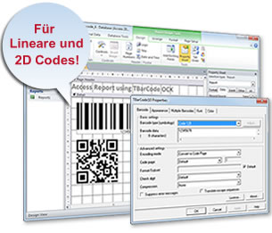 Barcode Add-In für Microsoft Access